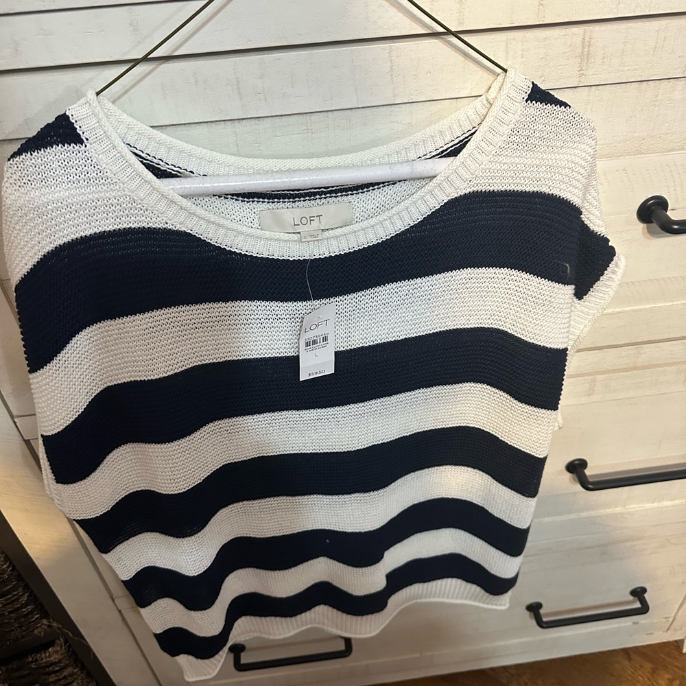 Loft short sleeve sweater